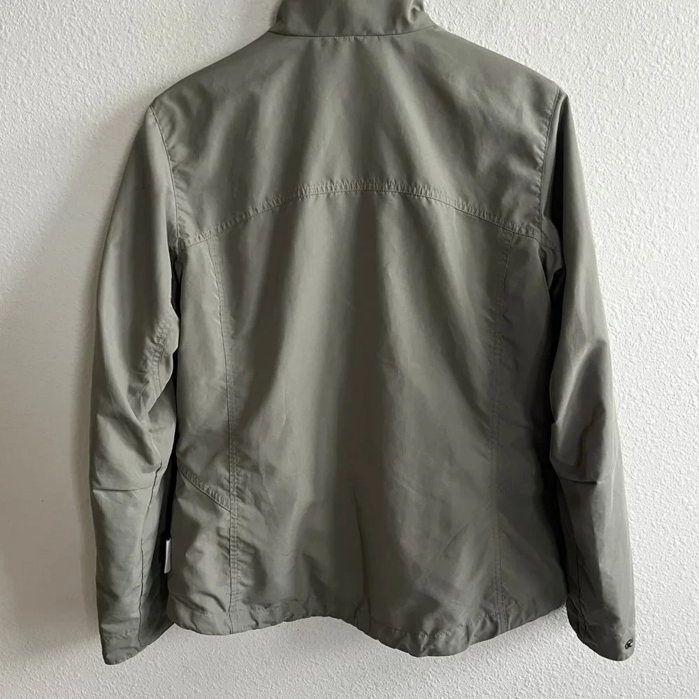 Columbia women's Green Lightweight Lined Full Zip Jacket Size M Style WL3008